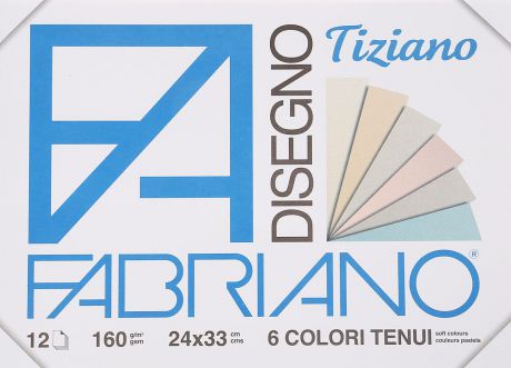 Fabriano Блок для пастели Tiziano 12 листов 67122433