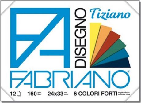 Fabriano Блок для пастели Tiziano 12 листов 66122433
