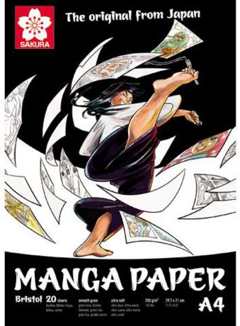 Sakura Блокнот для рисования Manga 20 листов формат A4