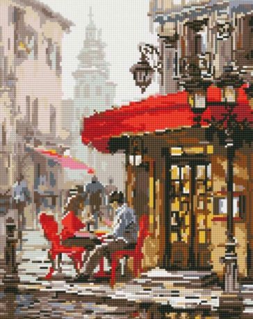 Алмазная мозаика Влюбленные в кафе