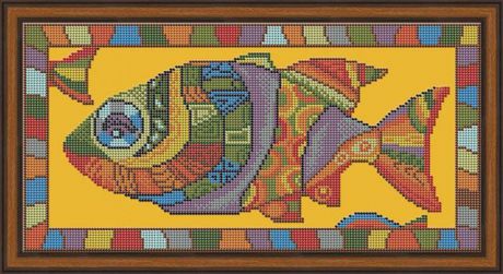Набор для вышивания Galla Collection бисером «Рыба», 35х18 см