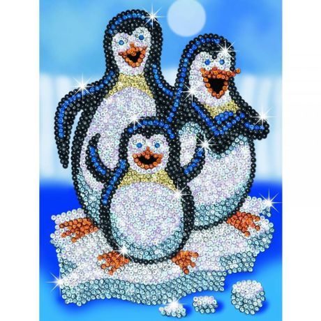 Картина из пайеток Sequin Art /KSG "Пингвины" юниор