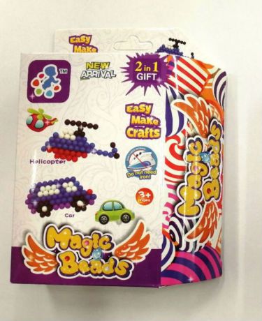 Набор для изготовления игрушки Magic Beads Аква мозаика "Транспорт"
