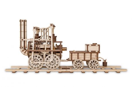 Деревянная модель Eco Wood Art ДЕРЕВЯННЫЙ КОНСТРУКТОР 3D LOCOMOTION #1 (ЛОКОМОТИВ #1), ELn