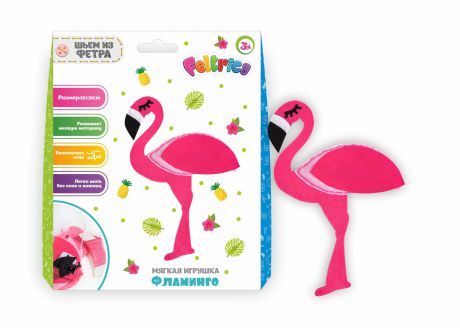 Набор для изготовления игрушки Feltrica Фламинго