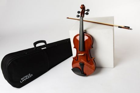 Скрипка Antonio Lavazza VL-28L, размер 1/4, MF00352, коричневый + кейс, смычок, канифоль
