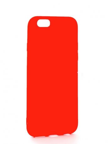 Чехол Eva для Apple IPhone 6/6s, силиконовый, цвет: красный