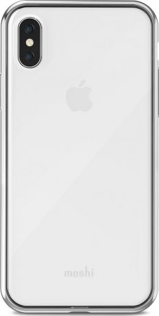 Клип-кейс Moshi Vitros для iPhone X/XS - Silver (99MO103201)