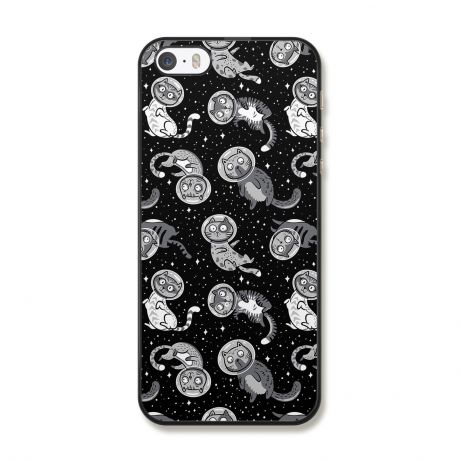 Чехол Boom Case "Космокот", для iPhone 5/5S/SE