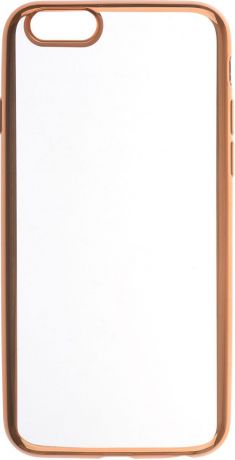 Skinbox 4People Silicone Chrome Border чехол для Apple iPhone 6/6s, Gold