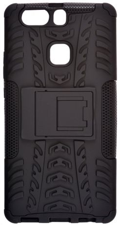 Skinbox Defender case чехол-накладка для Huawei P9 Plus, Black