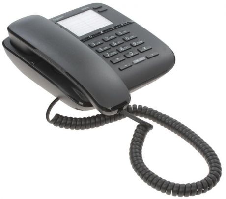 Телефон Gigaset Gigaset DA 410 RUS Black, S30054-S6529-S301, черный