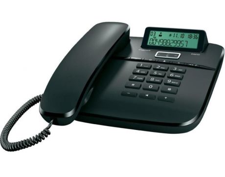 Телефон Gigaset DA 610 RUS Black, S30350-S212-S301, черный