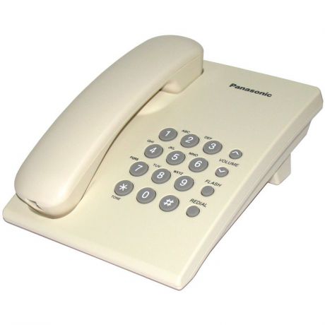 Телефон PANASONIC KX-TS2350RUJ, KX-TS2350RUJ, бежевый