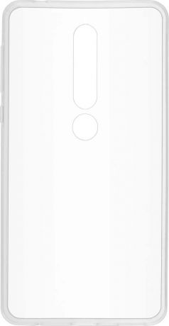 Чехол Skinbox Slim Silicone 4People для Nokia 6 (2018), Transparent