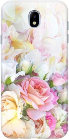 Чехол-накладка Cosso Cases "Нежные розы" для Samsung Galaxy J7 (2017) J730, 183470, разноцветный