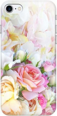 Чехол-накладка Gosso Cases "Нежные розы" для iPhone 7 / iPhone 8, 180255, разноцветный