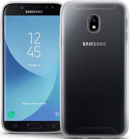 Защитный чехол GOSSO CASES ультратонкий для Samsung Galaxy J7 (2017) J730, 180524, ClearView