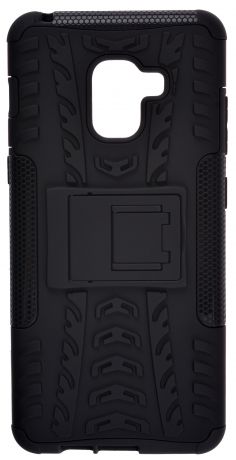 Накладка Skinbox Defender для Galaxy A8+, 4630042520646, черный