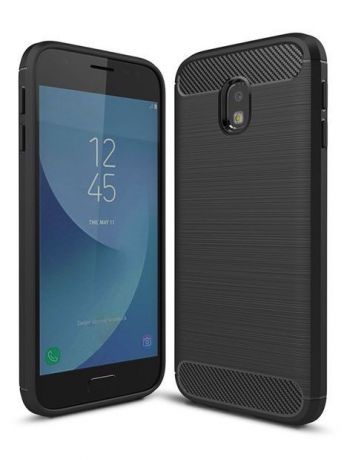 Чехол для сотового телефона UVOO Carbon design для Samsung Galaxy J3 2017, черный