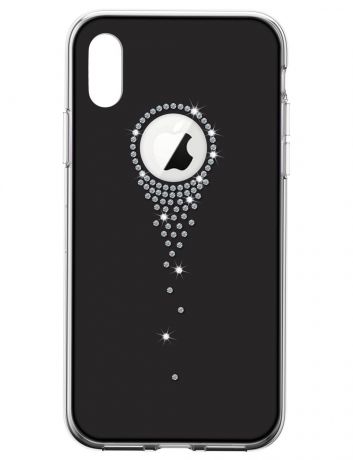Чехол для сотового телефона Devia cо стразами Swarovski Angel Tears Case для Apple iPhone XS MAX, черный