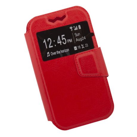 Чехол Liberty Project раскладной универсальный для телефонов размером L 12х5.6 см, 0L-00002571, красный