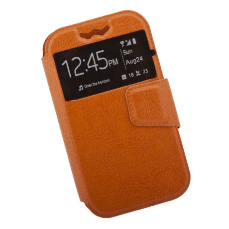 Чехол Liberty Project раскладной универсальный для телефонов размером L 12х5.6 см, 0L-00002572, оранжевый