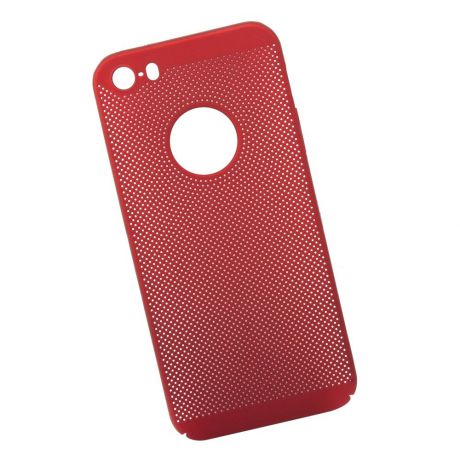 Чехол Liberty Project "Сетка" Soft Touch для iPhone 5/5s/SE, 0L-00034042, красный