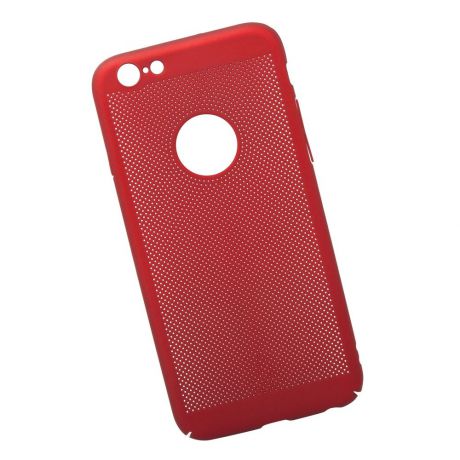 Чехол Liberty Project "Сетка" Soft Touch для iPhone 6/6s, 0L-00034045, красный