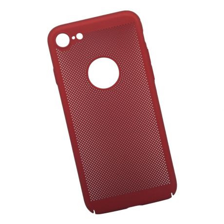 Чехол Liberty Project "Сетка" Soft Touch для iPhone 8, 0L-00035238, красный
