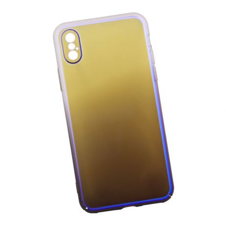 Чехол Liberty Project "Градиент" для iPhone Х, 0L-00034194, прозрачный, фиолетовый