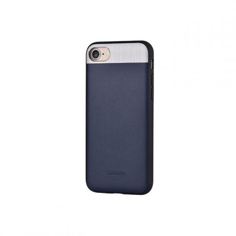 Чехол для телефона Comma Vivid Leather case для Apple iPhone 7/8, синий, темно-синий
