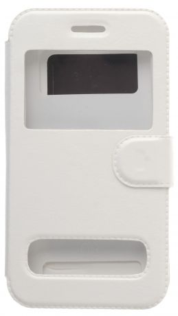 Чехол универсальный skinBOX Silicone Sticker 5", 2000000132600, белый