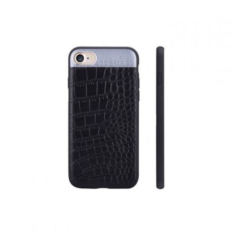 Чехол для телефона Comma Croco 2 Leather case для Apple IPhone 7/8, черный