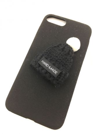 Чехол для сотового телефона Мобильная мода iPhone 7 Plus Накладка 3D с шапочкой, 7 002B, черный
