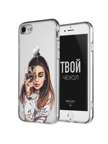 Чехол для сотового телефона With love. Moscow "Art design" для Apple iPhone 7/8