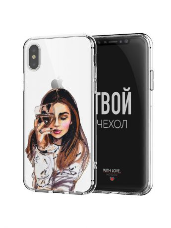 Чехол для сотового телефона With love. Moscow "Art kit" для Apple iPhone X / Apple iPhone XS