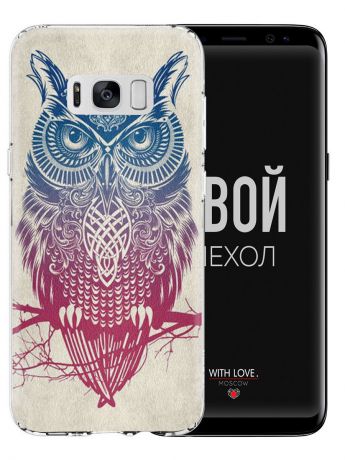 Чехол для сотового телефона With love. Moscow "Art kit" для Samsung Galaxy S8, разноцветный