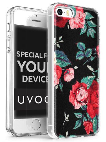 Чехол для сотового телефона UVOO "Art kit" для Apple iPhone 5/5S/SE, разноцветный