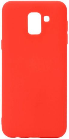 Чехол для сотового телефона GOSSO CASES для Samsung Galaxy J6 (2018) Soft Touch, 186951, красный
