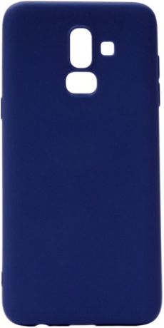 Чехол для сотового телефона GOSSO CASES для Samsung Galaxy J8 2018 (J810F) Soft Touch, 196084, темно-синий