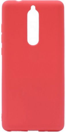 Чехол для сотового телефона GOSSO CASES для Nokia 5.1 Soft Touch, 199040, красный