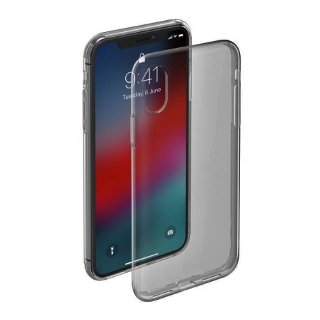 Чехол для сотового телефона ONZO iPhone X, серый, черно-серый