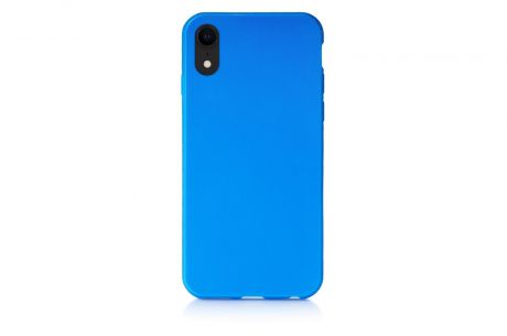 Чехол для сотового телефона iNeez накладка силиконовый мыльница 907293 для Apple iPhone XR 6.1", синий