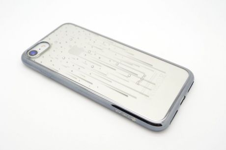 Чехол для сотового телефона Devia Crystal Soft Case Meteor для Apple iPhone 5/5S/SE, серебристый
