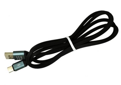 Кабель Mobylos 50034, USB - USB Type-C, 1.2 м, цвет: черный