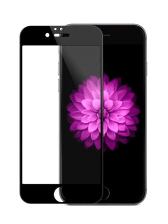 Защитное стекло Boom Case Full Screen Glass.Ip6 9H для iPhone 6/6S противоударное, цвет черный