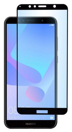 Защитное стекло Skinbox Full Screen для Huawei Y6 (2018)/7A/7A Pro, Black