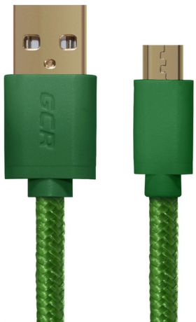 Greenconnect Russia GCR-UA11MCB5-BB2SG, Green кабель microUSB-USB (0,3 м)