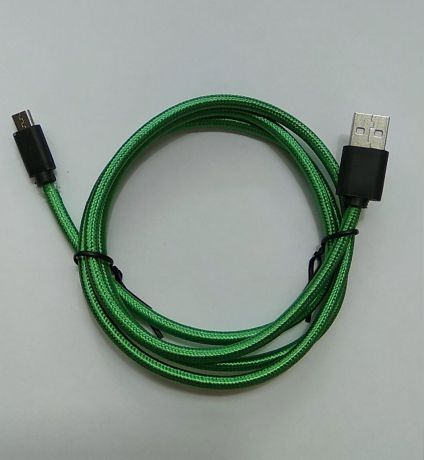 Кабель Greenconnect 1.0m USB 2.0, AM/microB 5pin, нейлон, 28/28 AWG, GCR-50733